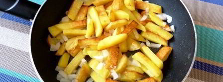 жареные грузди с картошкой. Шаг 9