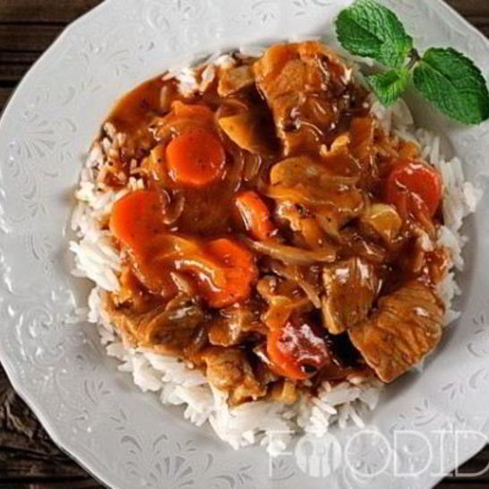 Рецепт гуляша из говядины в мультиварке