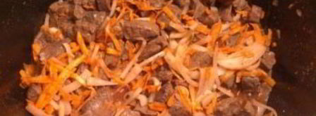 гуляш из говяжьего сердца. Шаг 5