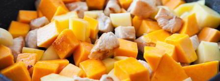 гуляш из индейки с тыквой. Шаг 4