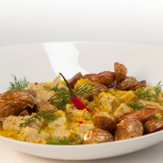 Рецепт гуляша из индейки в кукурузном соусе