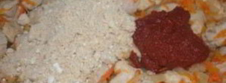 гуляш из куриного филе. Шаг 7