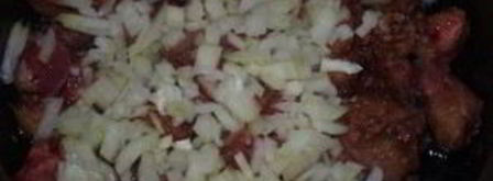 гуляш из куриной печени. Шаг 4