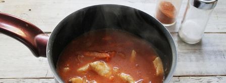 гуляш из курицы с подливкой. Шаг 7