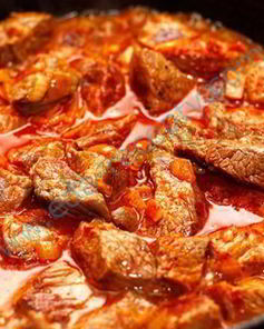 Гуляш из мяса бобра