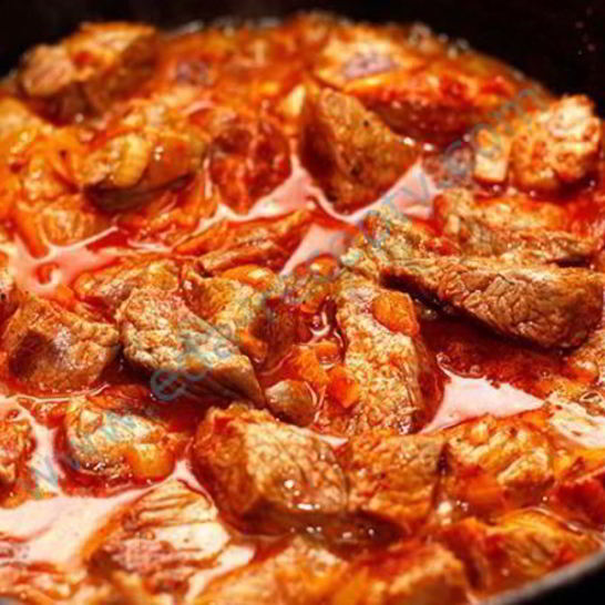 Рецепт гуляша из мяса бобра