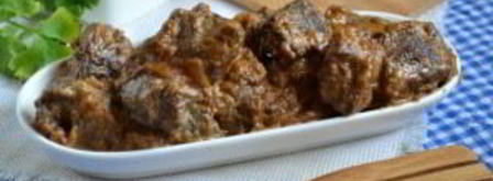 гуляш из печени со сметаной. Шаг 6