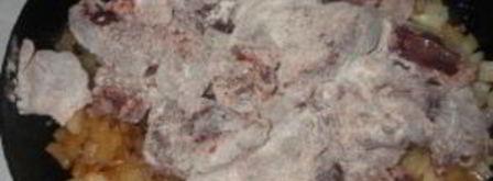 гуляш из печенки свиной. Шаг 3