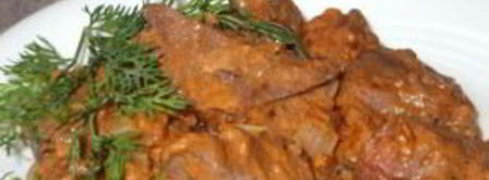 гуляш из печенки свиной. Шаг 7