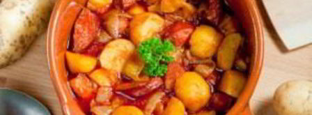 гуляш из сосисок. Шаг 4