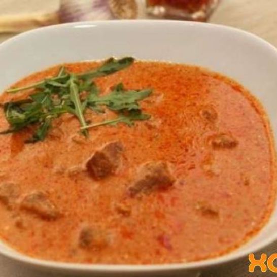 Рецепт гуляша из свинины с помидорами