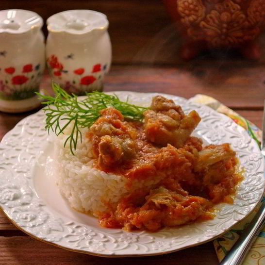 Рецепт гуляша куриного с подливкой