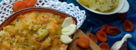 гуляш по-восточному с курагой. Шаг 6