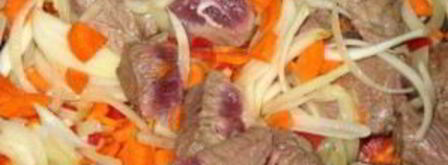 гуляш в казане. Шаг 3