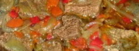 гуляш в казане. Шаг 4