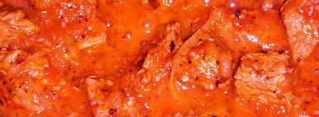 мадьярский гуляш с баклажанной закуской. Шаг 3