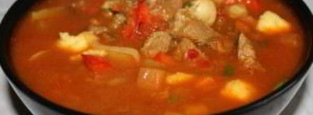 суп-гуляш из говядины. Шаг 26