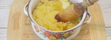 картофельное пюре с беконом и сыром. Шаг 3