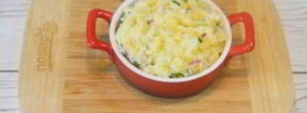 картофельное пюре с беконом и сыром. Шаг 8