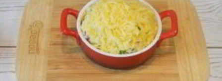 картофельное пюре с беконом и сыром. Шаг 9