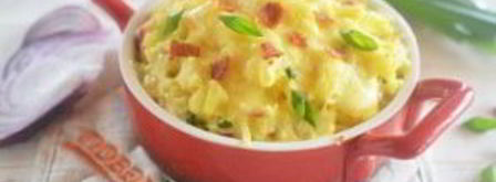 картофельное пюре с беконом и сыром. Шаг 10