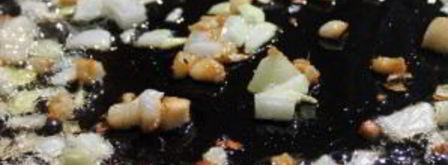 картофельное пюре с жареным луком. Шаг 3