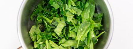 картофельное пюре со шпинатом и чесноком. Шаг 5