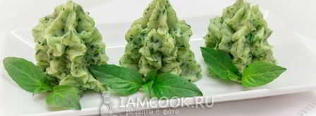 картофельное пюре со шпинатом и чесноком. Шаг 11