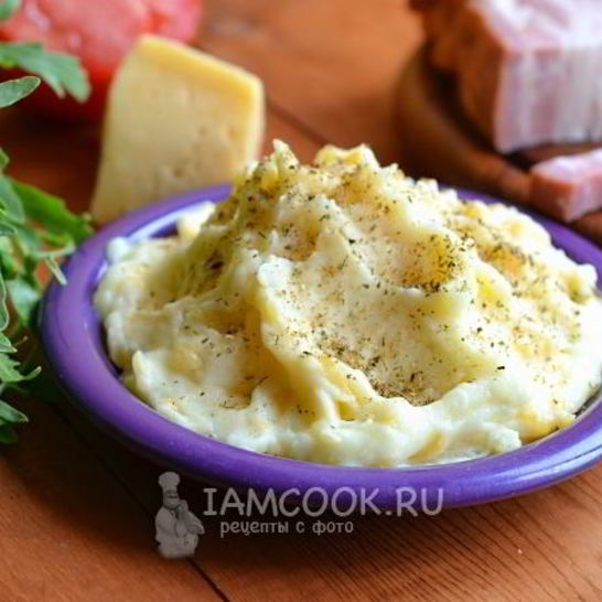 Рецепт картофельного пюре со сливками и сыром