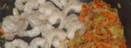 китайская лапша с креветками. Шаг 6