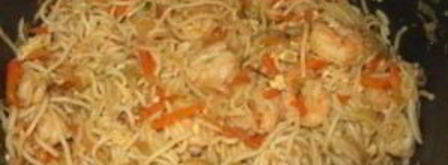 китайская лапша с креветками. Шаг 9