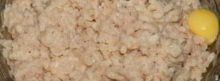 диетические куриные котлеты на пару. Шаг 2