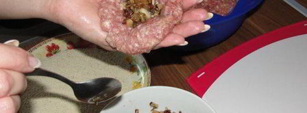 индейские котлеты с сюрпризом. Шаг 5