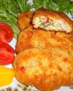 Картофельные котлеты с мясом