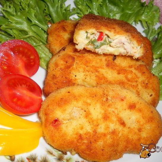 Рецепт картофельных котлет с мясом