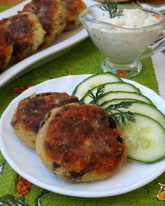 Картофельные котлеты с шампиньонами