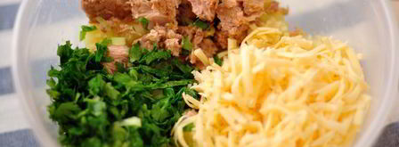 котлетки из картофеля и тунца. Шаг 3