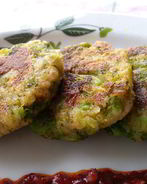Котлеты из брокколи постные