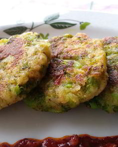 Котлеты из брокколи постные