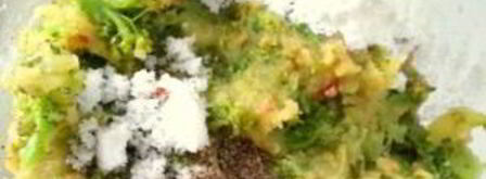 котлеты из брокколи постные. Шаг 2