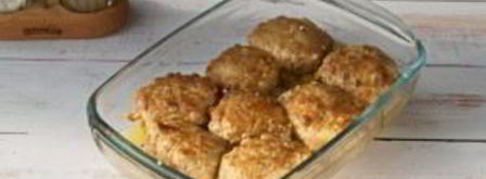 котлеты из индейки с жареными яблоками. Шаг 3