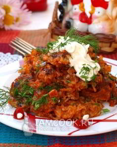 Котлеты из капусты в томате