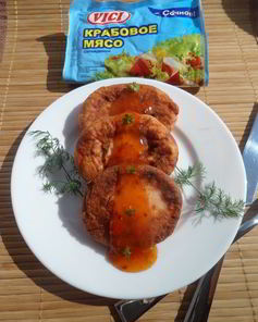 Котлеты из крабового мяса