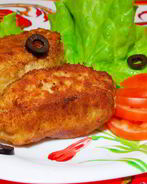 Котлеты из курицы с сыром и зеленью