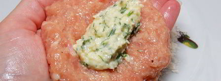 котлеты из курицы с сыром и зеленью. Шаг 4