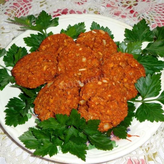 Рецепт котлет из нута в духовке