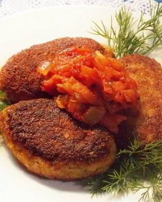 Котлеты из путассу с костями