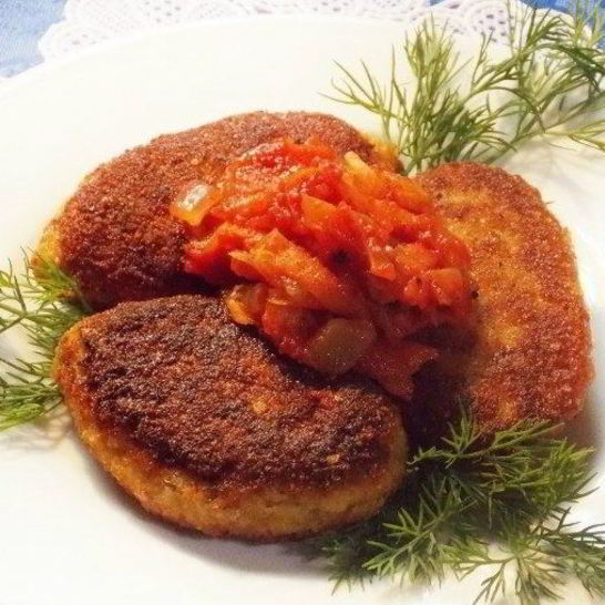 Рецепт котлет из путассу с костями