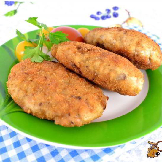 Рецепт котлет из смешанного фарша с грибами