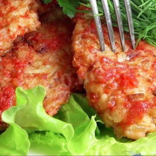 Рецепт котлет луковых овощных